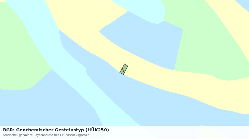 Statische Kartenansicht: BGR: Geochemischer Gesteinstyp (HÜK250)