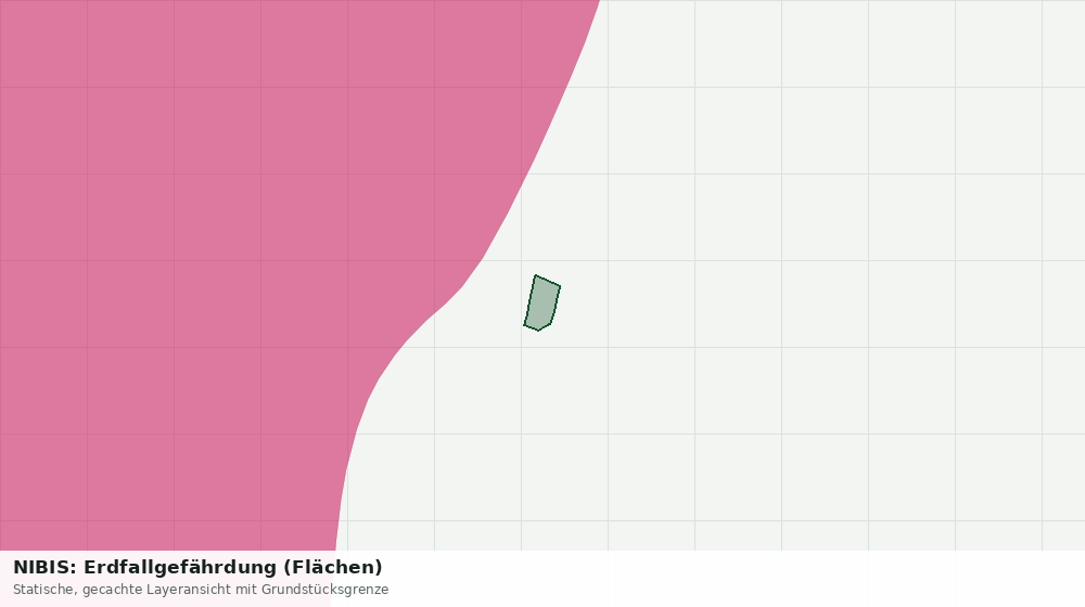 Statische Kartenansicht: NIBIS: Erdfallgefährdung (Flächen)