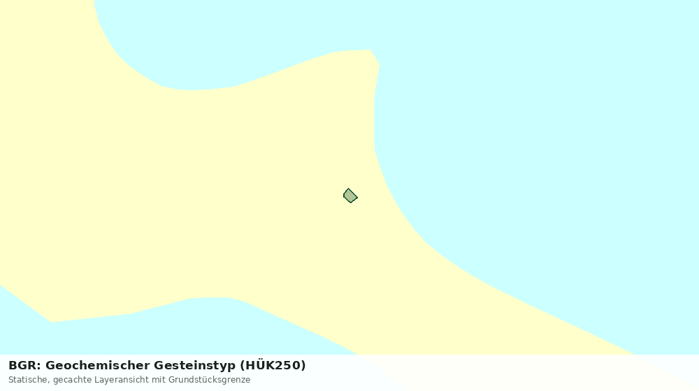 Statische Kartenansicht: BGR: Geochemischer Gesteinstyp (HÜK250)
