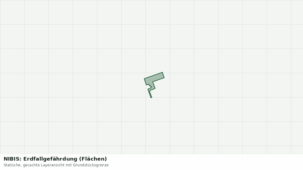 Statische Kartenansicht: NIBIS: Erdfallgefährdung (Flächen)
