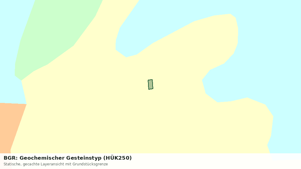 Statische Kartenansicht: BGR: Geochemischer Gesteinstyp (HÜK250)