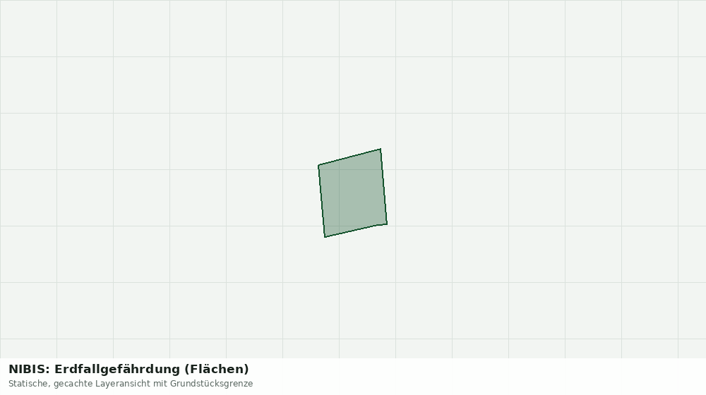 Statische Kartenansicht: NIBIS: Erdfallgefährdung (Flächen)