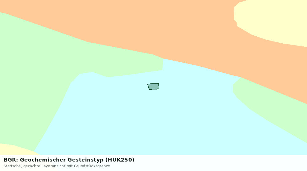 Statische Kartenansicht: BGR: Geochemischer Gesteinstyp (HÜK250)