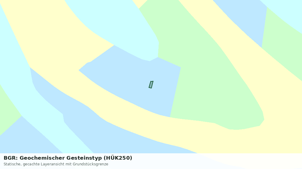 Statische Kartenansicht: BGR: Geochemischer Gesteinstyp (HÜK250)