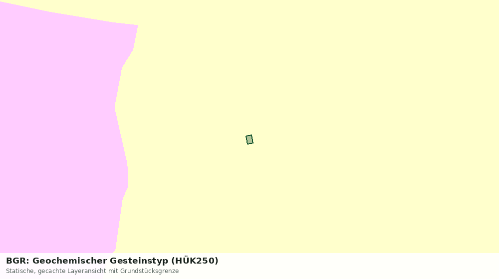 Statische Kartenansicht: BGR: Geochemischer Gesteinstyp (HÜK250)