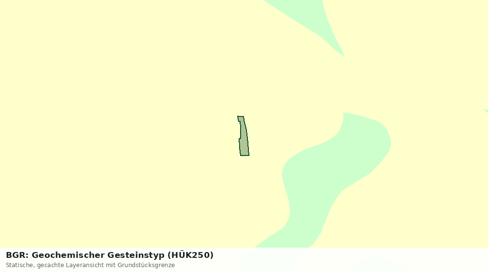 Statische Kartenansicht: BGR: Geochemischer Gesteinstyp (HÜK250)