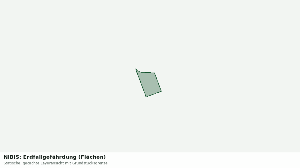 Statische Kartenansicht: NIBIS: Erdfallgefährdung (Flächen)