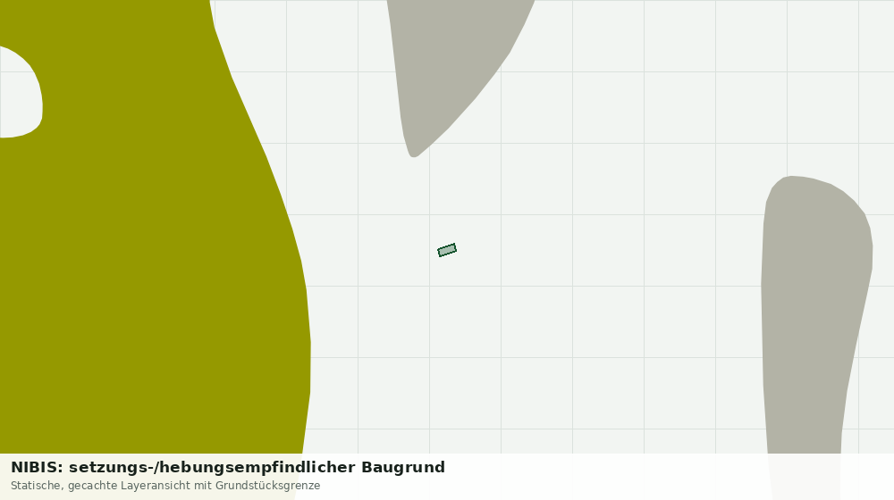 Statische Kartenansicht: NIBIS: setzungs-/hebungsempfindlicher Baugrund