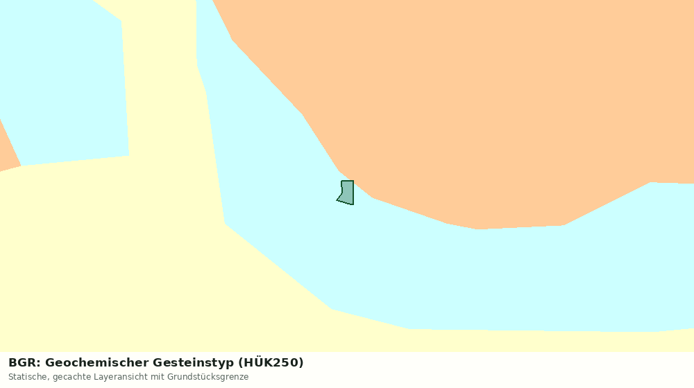 Statische Kartenansicht: BGR: Geochemischer Gesteinstyp (HÜK250)