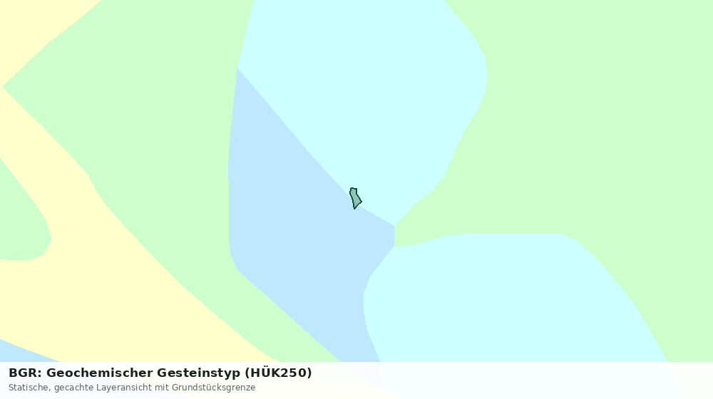 Statische Kartenansicht: BGR: Geochemischer Gesteinstyp (HÜK250)