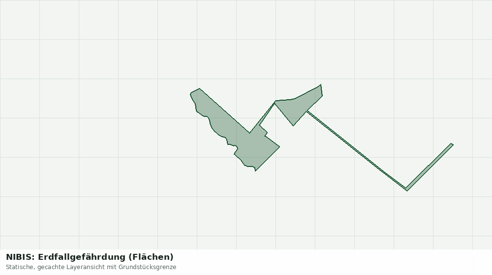Statische Kartenansicht: NIBIS: Erdfallgefährdung (Flächen)