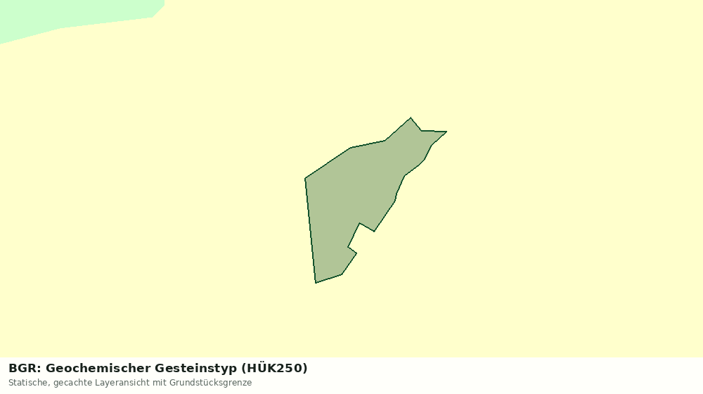 Statische Kartenansicht: BGR: Geochemischer Gesteinstyp (HÜK250)