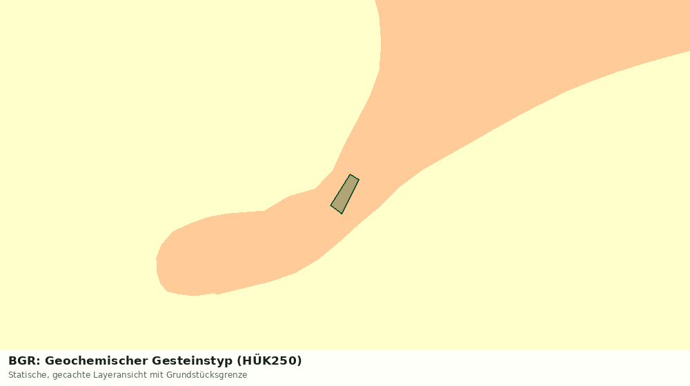 Statische Kartenansicht: BGR: Geochemischer Gesteinstyp (HÜK250)