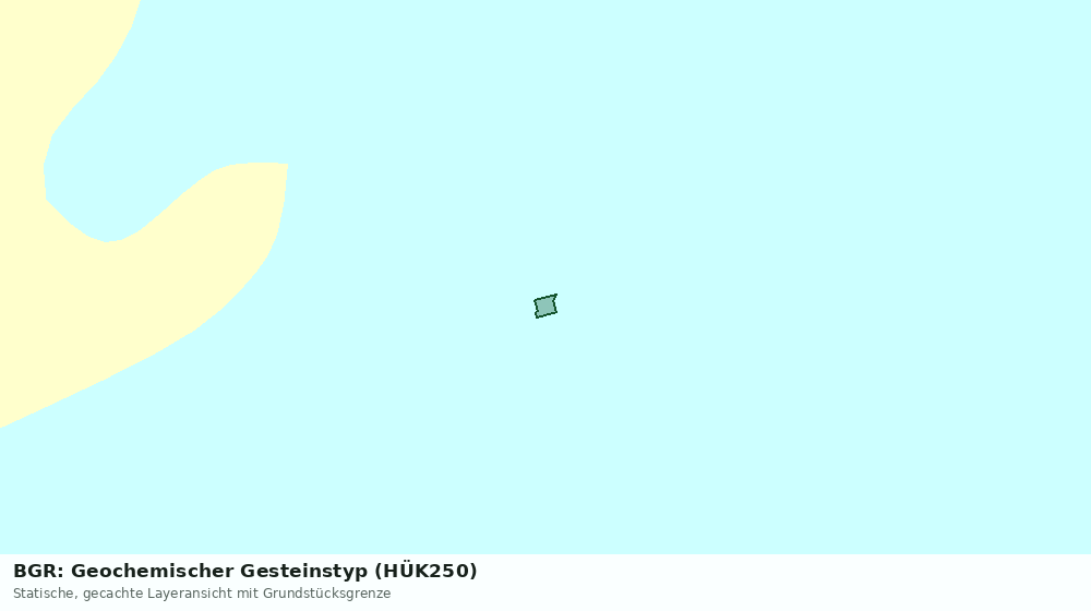 Statische Kartenansicht: BGR: Geochemischer Gesteinstyp (HÜK250)