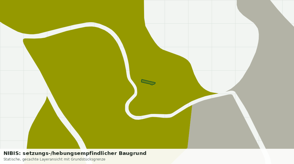 Statische Kartenansicht: NIBIS: setzungs-/hebungsempfindlicher Baugrund
