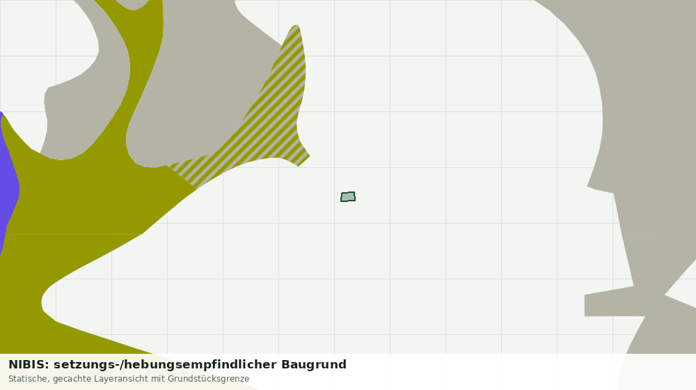 Statische Kartenansicht: NIBIS: setzungs-/hebungsempfindlicher Baugrund