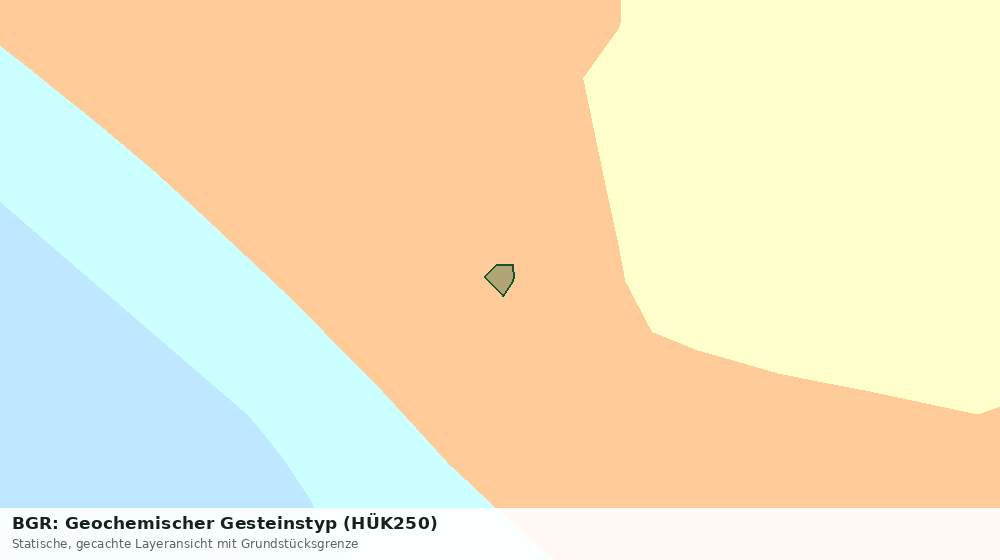 Statische Kartenansicht: BGR: Geochemischer Gesteinstyp (HÜK250)