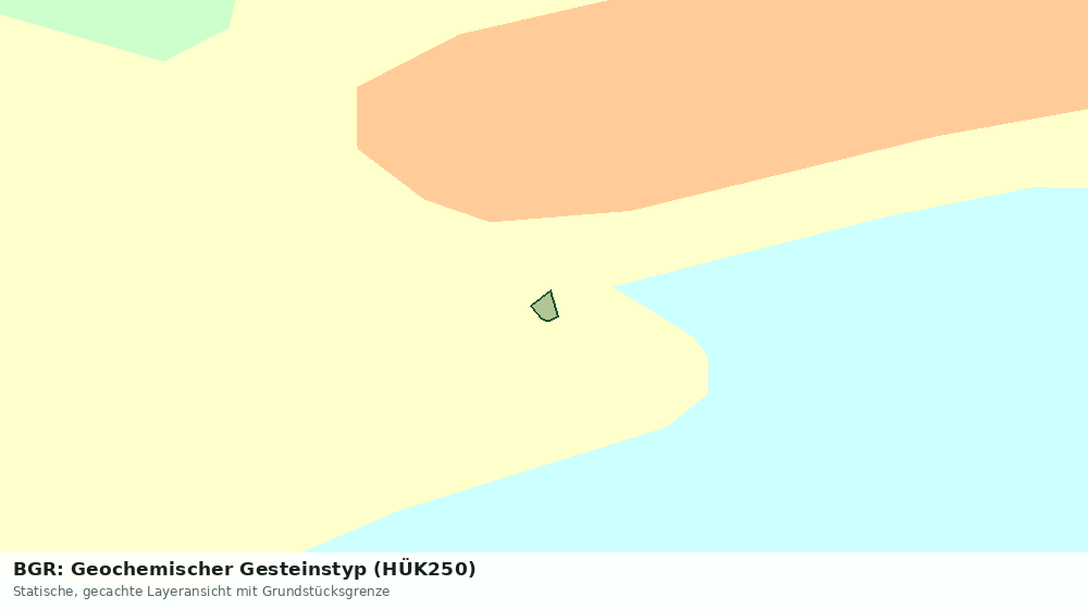 Statische Kartenansicht: BGR: Geochemischer Gesteinstyp (HÜK250)