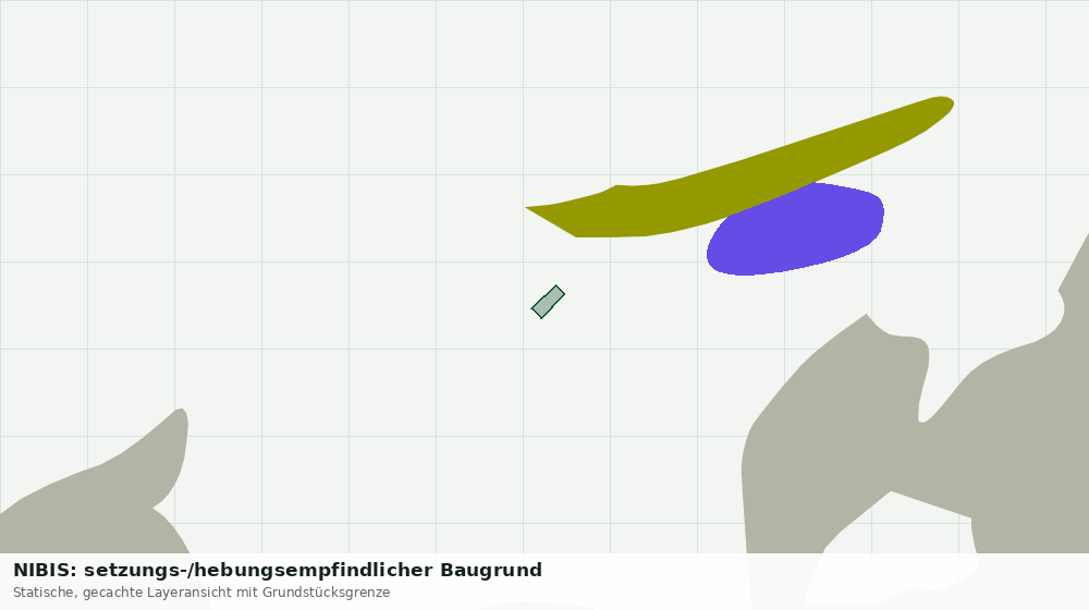 Statische Kartenansicht: NIBIS: setzungs-/hebungsempfindlicher Baugrund