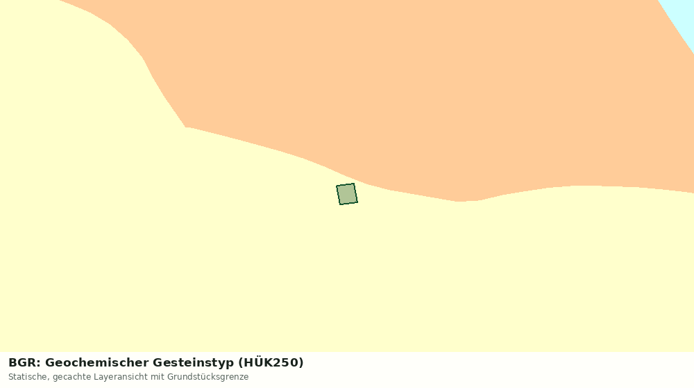 Statische Kartenansicht: BGR: Geochemischer Gesteinstyp (HÜK250)