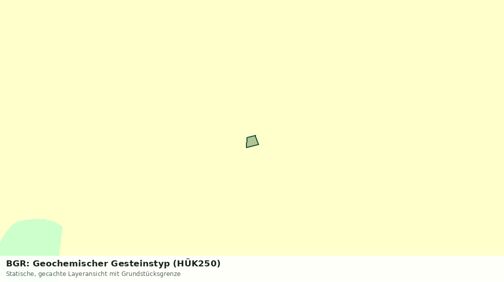 Statische Kartenansicht: BGR: Geochemischer Gesteinstyp (HÜK250)