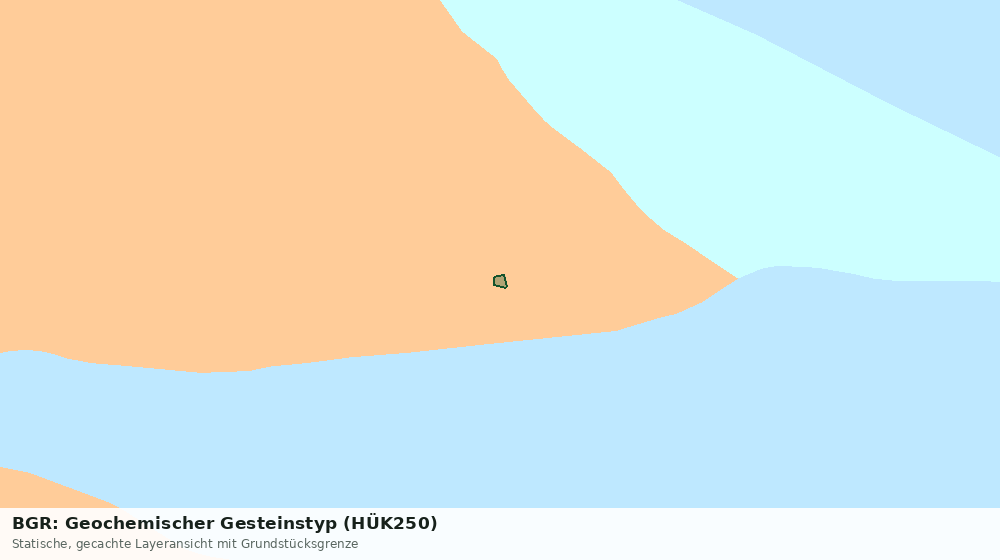 Statische Kartenansicht: BGR: Geochemischer Gesteinstyp (HÜK250)