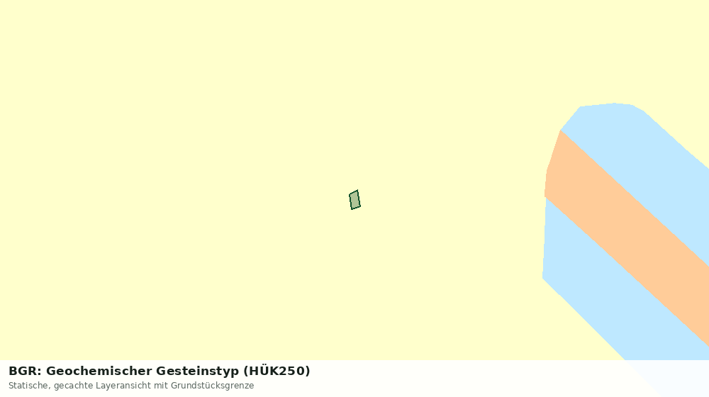 Statische Kartenansicht: BGR: Geochemischer Gesteinstyp (HÜK250)