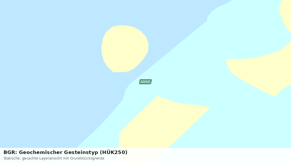 Statische Kartenansicht: BGR: Geochemischer Gesteinstyp (HÜK250)