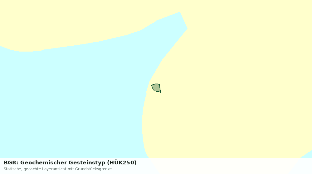 Statische Kartenansicht: BGR: Geochemischer Gesteinstyp (HÜK250)