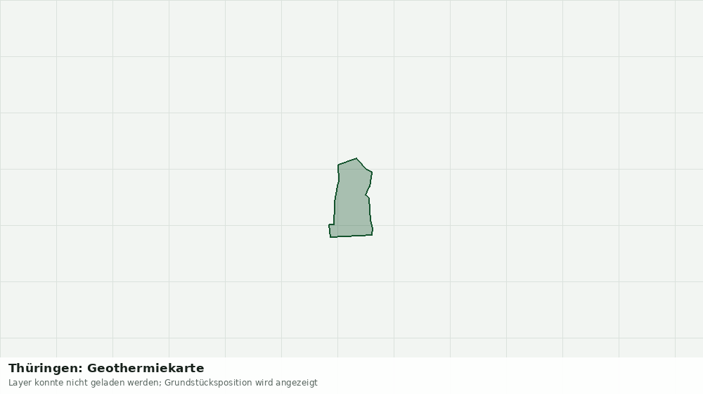 Statische Kartenansicht: Thüringen: Geothermiekarte