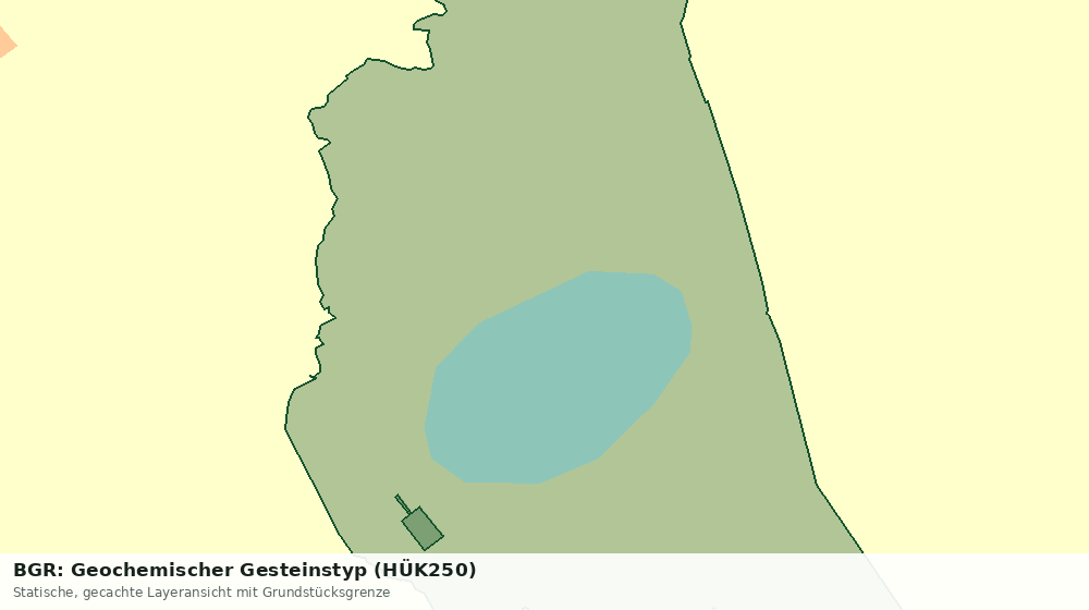 Statische Kartenansicht: BGR: Geochemischer Gesteinstyp (HÜK250)
