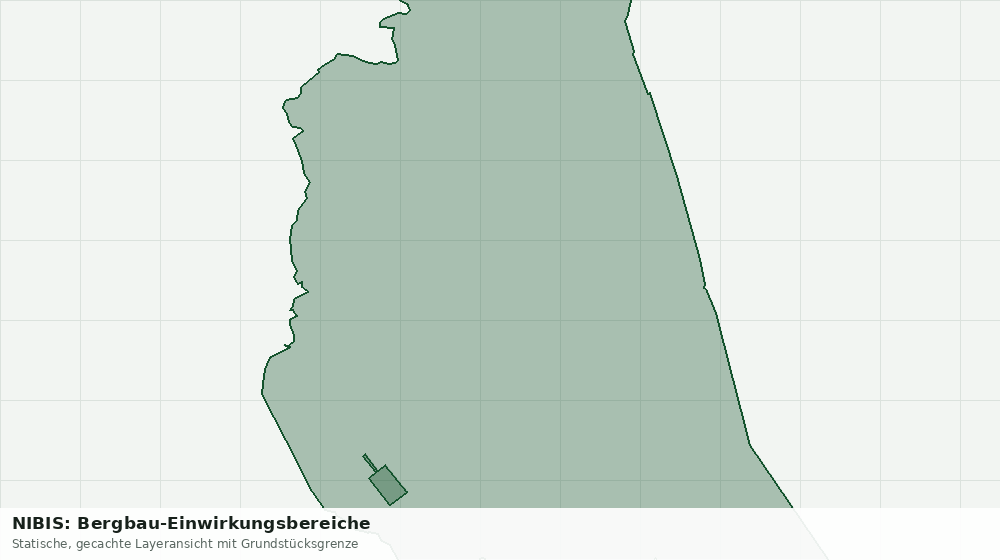 Statische Kartenansicht: NIBIS: Bergbau-Einwirkungsbereiche