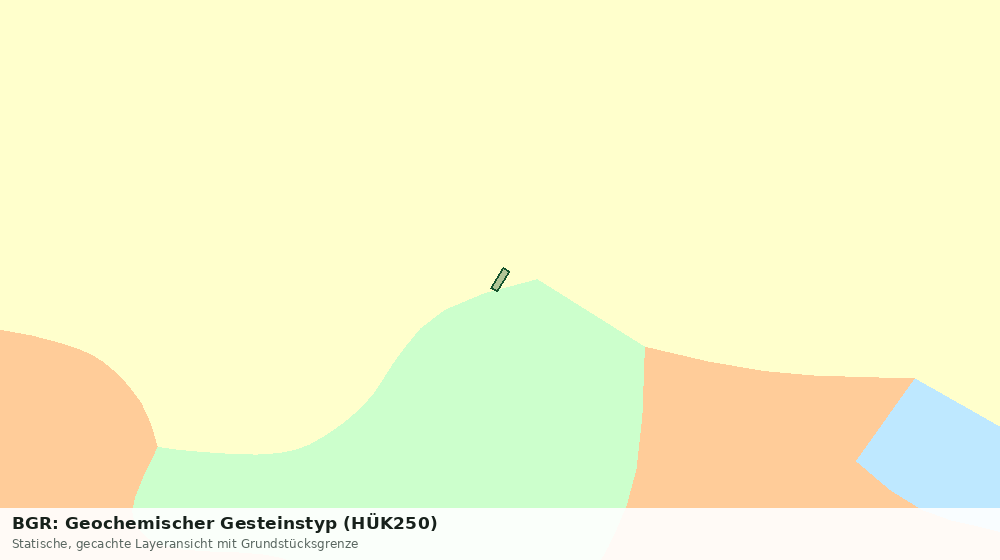 Statische Kartenansicht: BGR: Geochemischer Gesteinstyp (HÜK250)