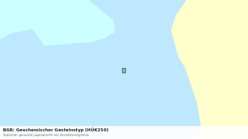 Statische Kartenansicht: BGR: Geochemischer Gesteinstyp (HÜK250)