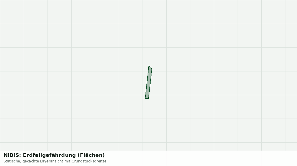 Statische Kartenansicht: NIBIS: Erdfallgefährdung (Flächen)