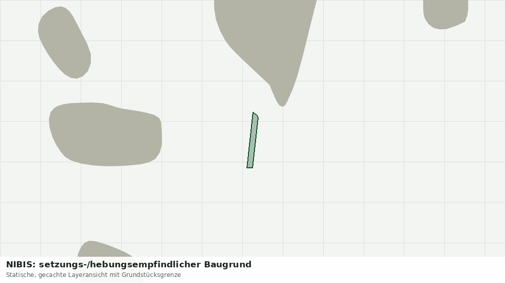 Statische Kartenansicht: NIBIS: setzungs-/hebungsempfindlicher Baugrund