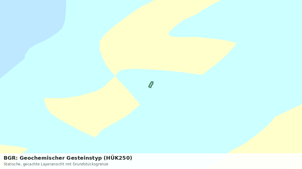 Statische Kartenansicht: BGR: Geochemischer Gesteinstyp (HÜK250)