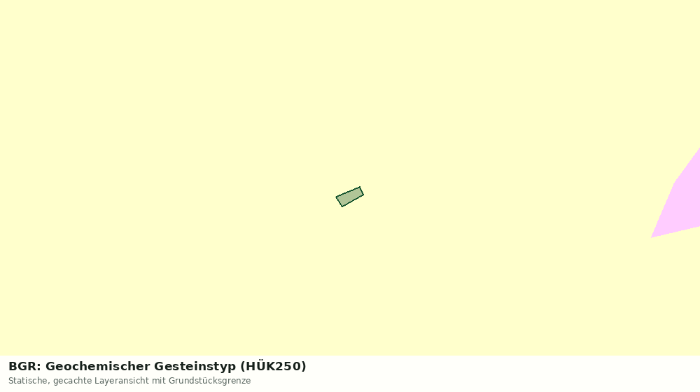 Statische Kartenansicht: BGR: Geochemischer Gesteinstyp (HÜK250)