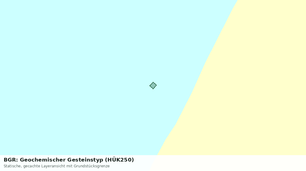 Statische Kartenansicht: BGR: Geochemischer Gesteinstyp (HÜK250)