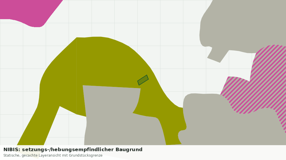Statische Kartenansicht: NIBIS: setzungs-/hebungsempfindlicher Baugrund