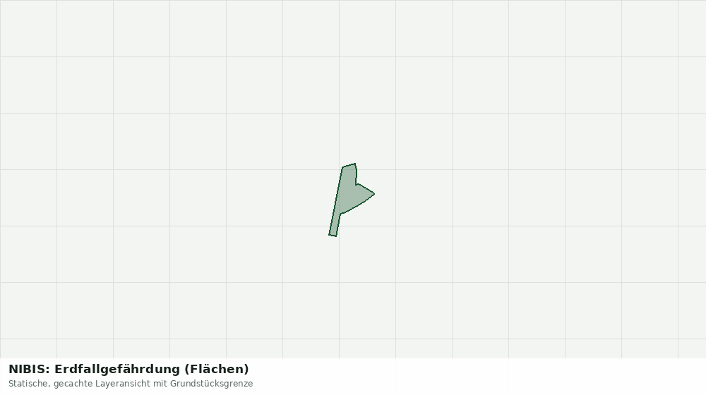 Statische Kartenansicht: NIBIS: Erdfallgefährdung (Flächen)