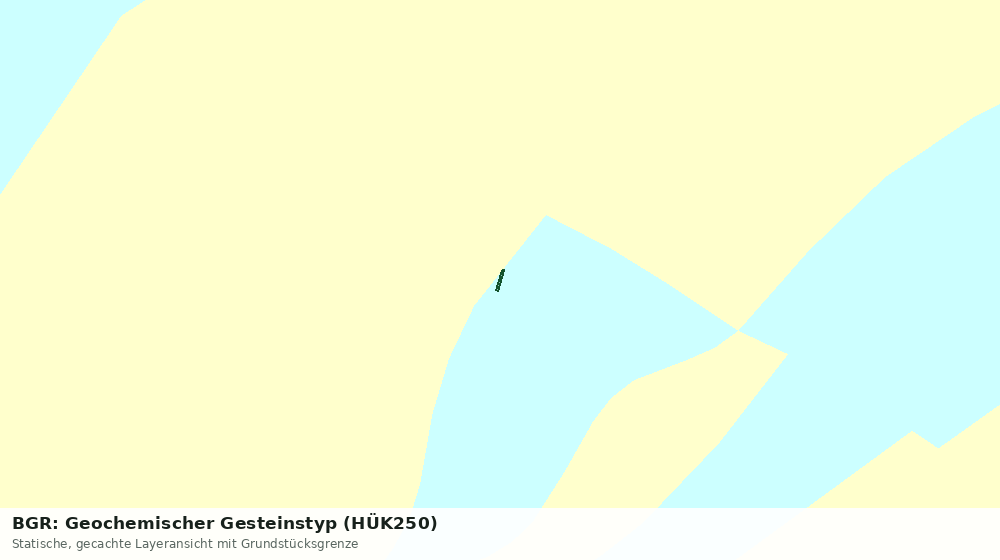 Statische Kartenansicht: BGR: Geochemischer Gesteinstyp (HÜK250)