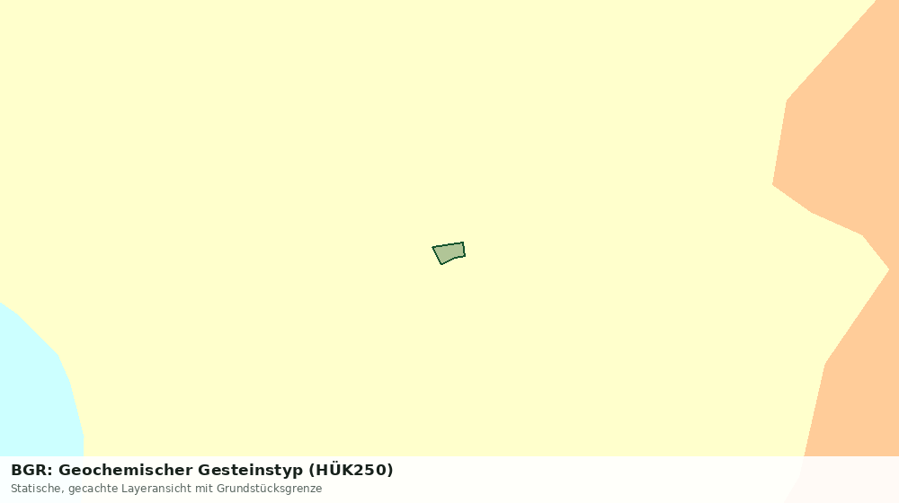 Statische Kartenansicht: BGR: Geochemischer Gesteinstyp (HÜK250)