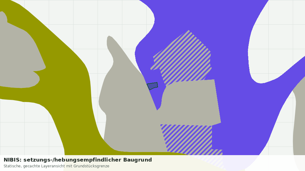 Statische Kartenansicht: NIBIS: setzungs-/hebungsempfindlicher Baugrund