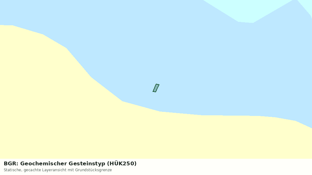 Statische Kartenansicht: BGR: Geochemischer Gesteinstyp (HÜK250)