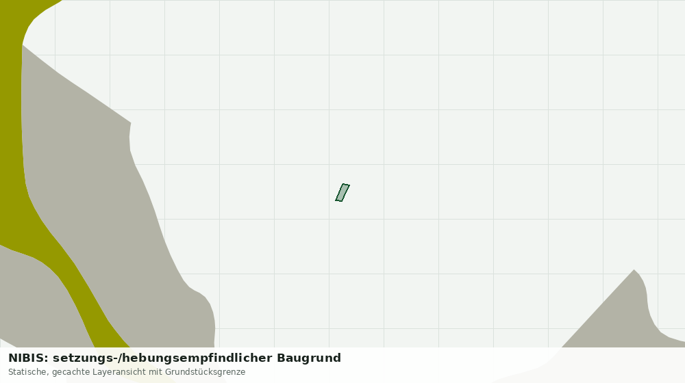 Statische Kartenansicht: NIBIS: setzungs-/hebungsempfindlicher Baugrund