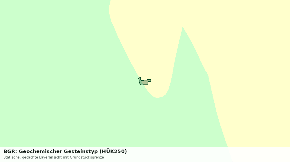 Statische Kartenansicht: BGR: Geochemischer Gesteinstyp (HÜK250)