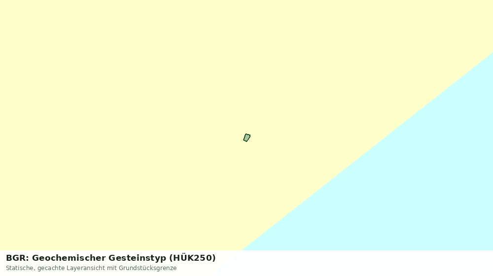 Statische Kartenansicht: BGR: Geochemischer Gesteinstyp (HÜK250)