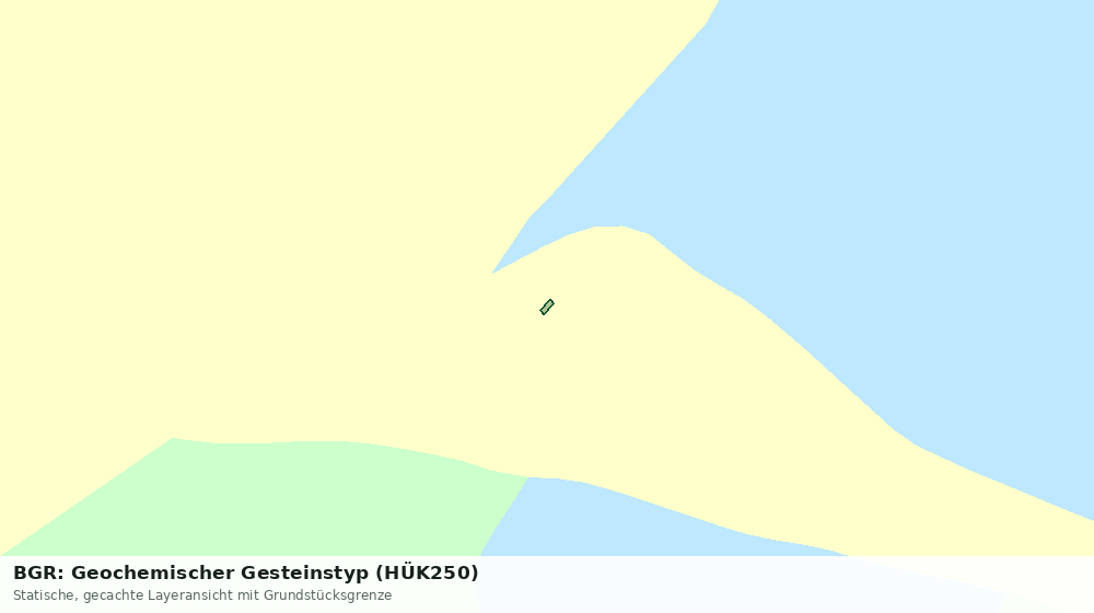 Statische Kartenansicht: BGR: Geochemischer Gesteinstyp (HÜK250)