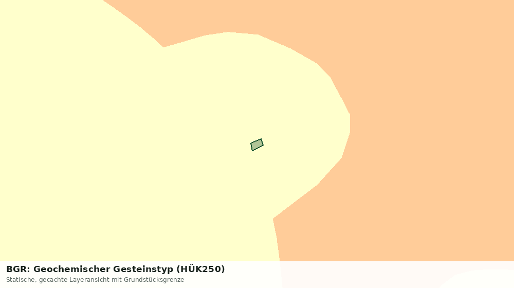 Statische Kartenansicht: BGR: Geochemischer Gesteinstyp (HÜK250)